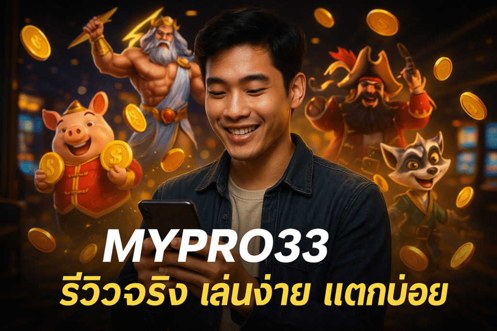MYPRO33 รีวิวจริง เล่นง่าย แตกบ่อย
