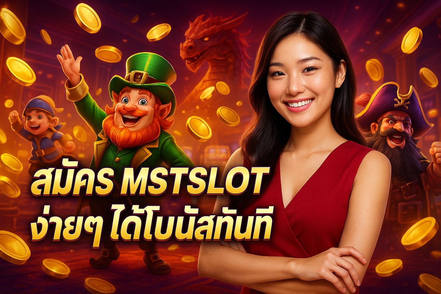 สมัคร MSTSLOT ง่ายๆ ได้โบนัสทันที