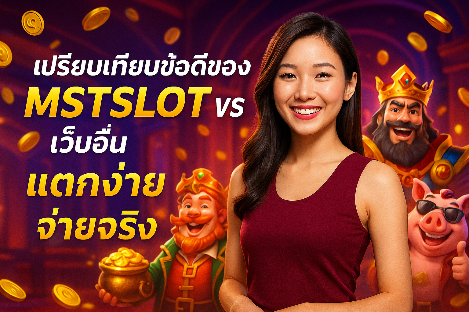 บาคาร่า & สล็อต ที่ MSTSLOT คาสิโนสดจ่ายจริง