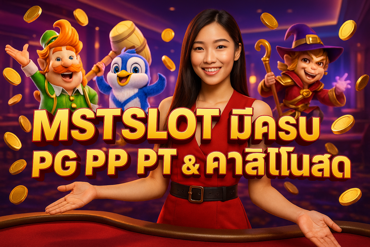 MSTSLOT มีครบ PG PP PT & คาสิโนสด